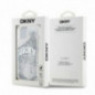 Apple iPhone 15 Coque DKNY Liquid Glitters Arch Logo Blanc