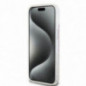 Apple iPhone 15 Coque DKNY Liquid Glitters Checkered Pattern Rose