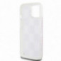 Apple iPhone 15 Coque DKNY Liquid Glitters Checkered Pattern Rose
