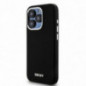 Apple iPhone 14 Pro Coque DKNY Silicone Horizontal Metal Logo MagSAFE  Noir