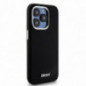 Apple iPhone 14 Pro Coque DKNY Silicone Horizontal Metal Logo MagSAFE  Noir