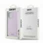 Apple iPhone 14 Pro Max Coque DKNY Silicone Horizontal Metal Logo MagSAFE  Rose