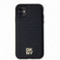 Apple iPhone 11 Coque DKNY Pu Repeat Pattern Stack Logo MagSAFE  Noir