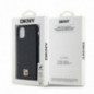 Apple iPhone 11 Coque DKNY Pu Repeat Pattern Stack Logo MagSAFE  Noir