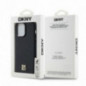 Apple iPhone 13 Pro Max Coque DKNY Pu Repeat Pattern Stack Logo MagSAFE  Noir