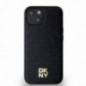 Apple iPhone 14 Coque DKNY Pu Repeat Pattern Stack Logo MagSAFE  Noir