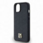 Apple iPhone 14 Coque DKNY Pu Repeat Pattern Stack Logo MagSAFE  Noir