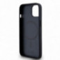 Apple iPhone 14 Coque DKNY Pu Repeat Pattern Stack Logo MagSAFE  Noir