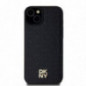 Apple iPhone 15 Plus Coque DKNY Pu Repeat Pattern Stack Logo MagSAFE  Noir