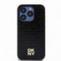 Apple iPhone 15 Pro Coque DKNY Pu Repeat Pattern Stack Logo MagSAFE  Noir
