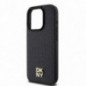 Apple iPhone 15 Pro Coque DKNY Pu Repeat Pattern Stack Logo MagSAFE  Noir