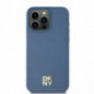 Apple iPhone 15 Coque DKNY Pu Repeat Pattern Stack Logo MagSAFE  Bleu