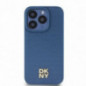Apple iPhone 15 Pro Coque DKNY Pu Repeat Pattern Stack Logo MagSAFE  Bleu