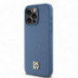 Apple iPhone 15 Pro Max Coque DKNY Pu Repeat Pattern Stack Logo MagSAFE  Bleu