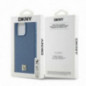 Apple iPhone 15 Pro Max Coque DKNY Pu Repeat Pattern Stack Logo MagSAFE  Bleu