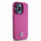 Apple iPhone 15 Pro Coque DKNY Pu Repeat Pattern Stack Logo MagSAFE  Rose