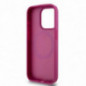 Apple iPhone 15 Pro Coque DKNY Pu Repeat Pattern Stack Logo MagSAFE  Rose