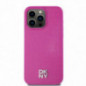 Apple iPhone 15 Pro Max Coque DKNY Pu Repeat Pattern Stack Logo MagSAFE  Rose