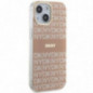 Apple iPhone 15 Plus Coque DKNY Repeat Texture Pattern Stripe MagSAFE  Rose