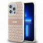 Apple iPhone 15 Pro Coque DKNY Repeat Texture Pattern Stripe MagSAFE  Rose