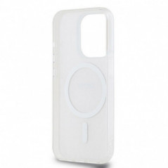Apple iPhone 15 Pro Coque DKNY Repeat Texture Pattern Stripe MagSAFE  Rose