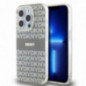 Apple iPhone 15 Pro Max Coque DKNY Repeat Texture Pattern Stripe MagSAFE  Beige