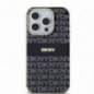 Apple iPhone 14 Pro Coque DKNY Repeat Texture Pattern Stripe MagSAFE  Noir