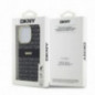 Apple iPhone 14 Pro Coque DKNY Repeat Texture Pattern Stripe MagSAFE  Noir