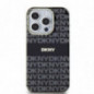 Apple iPhone 15 Pro Max Coque DKNY Repeat Texture Pattern Stripe MagSAFE  Noir