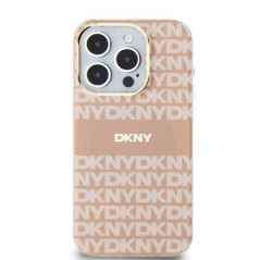 Apple iPhone 13 Pro Coque DKNY Repeat Texture Pattern Stripe MagSAFE  Rose