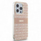 Apple iPhone 13 Pro Coque DKNY Repeat Texture Pattern Stripe MagSAFE  Rose