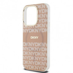 Apple iPhone 13 Pro Coque DKNY Repeat Texture Pattern Stripe MagSAFE  Rose