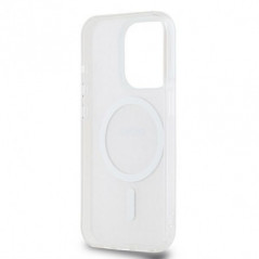 Apple iPhone 13 Pro Coque DKNY Repeat Texture Pattern Stripe MagSAFE  Rose