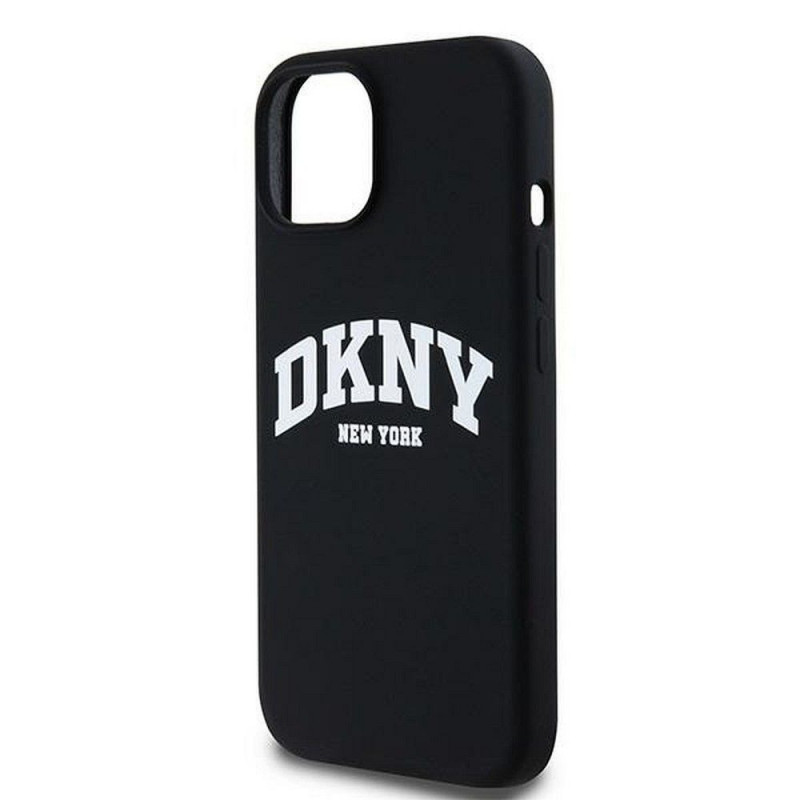 Apple iPhone 11 Coque DKNY Silicone White Arch Logo MagSAFE  Noir