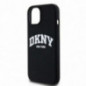 Apple iPhone 11 Coque DKNY Silicone White Arch Logo MagSAFE  Noir
