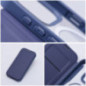 Apple iPhone 16 Pro Portefeuilles Smart Mag Book Élégant  MagSAFE  Bleu