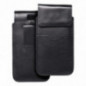 XIAOMI Redmi Note 10 Pro Max Etui universel, Étui de ceinture ROYAL - Leather universal flap pocket Noir