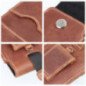 XIAOMI Redmi Note 10 Pro Max Etui universel, Étui de ceinture ROYAL - Leather universal flap pocket Brun