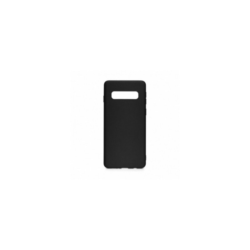 SOFT sur le Samsung Galaxy S10 FORCELL Couverture de silicone Noir
