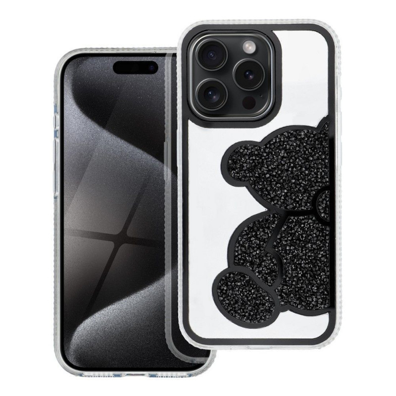 Apple iPhone 11 Coque Teddy bear Noir