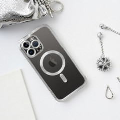Apple iPhone 16 Pro Coque Electro Mag MagSAFE  Argenté
