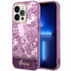 Apple iPhone 14 Pro Coque Guess IML Electro Cam TDJ Fuchsia
