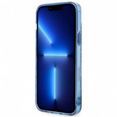 Apple iPhone 14 Coque Guess IML Electro Cam TDJ Bleu