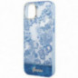 Apple iPhone 14 Coque Guess IML Electro Cam TDJ Bleu