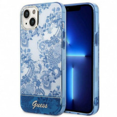Apple iPhone 14 Coque Guess IML Electro Cam TDJ Bleu