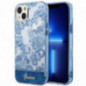 Apple iPhone 14 Coque Guess IML Electro Cam TDJ Bleu