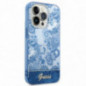 Apple iPhone 14 Pro Max Coque Guess IML Electro Cam TDJ Bleu