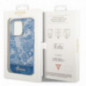 Apple iPhone 14 Pro Max Coque Guess IML Electro Cam TDJ Bleu