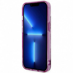 Apple iPhone 14 Coque Guess IML Electro Cam TDJ Fuchsia