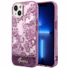 Apple iPhone 14 Coque Guess IML Electro Cam TDJ Fuchsia